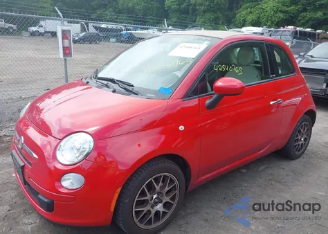 2012 Fiat 500 Pop z USA, uszkodzony, nr VIN 3C3CFFDR6CT383106